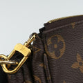 MULTI POCHETTE ACCESSOIRES MARRON×ROSE CLAIRE Monogram Canvas M44840 TA2260ミュルティポシェットアクセソワール マロン×ローズ クレール モノグラムキャンバス M44840 TA2260