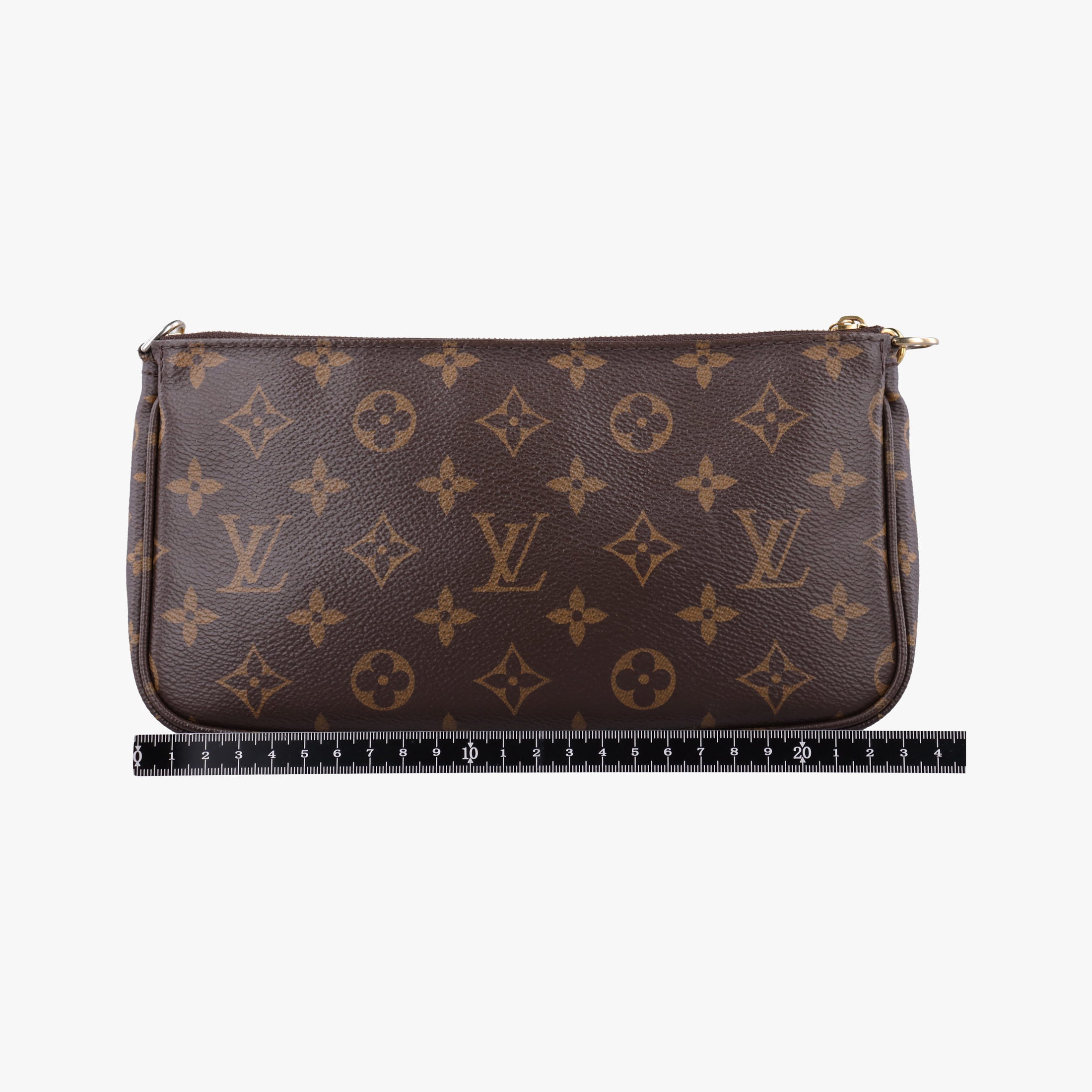 MULTI POCHETTE ACCESSOIRES MARRON×ROSE CLAIRE Monogram Canvas M44840 TA2260ミュルティポシェットアクセソワール マロン×ローズ クレール モノグラムキャンバス M44840 TA2260
