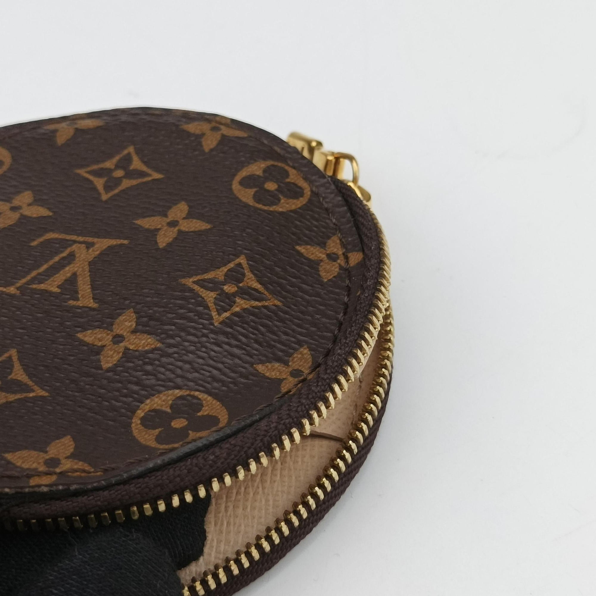 MULTI POCHETTE ACCESSOIRES MARRON×ROSE CLAIRE Monogram Canvas M44840 TA2260ミュルティポシェットアクセソワール マロン×ローズ クレール モノグラムキャンバス M44840 TA2260