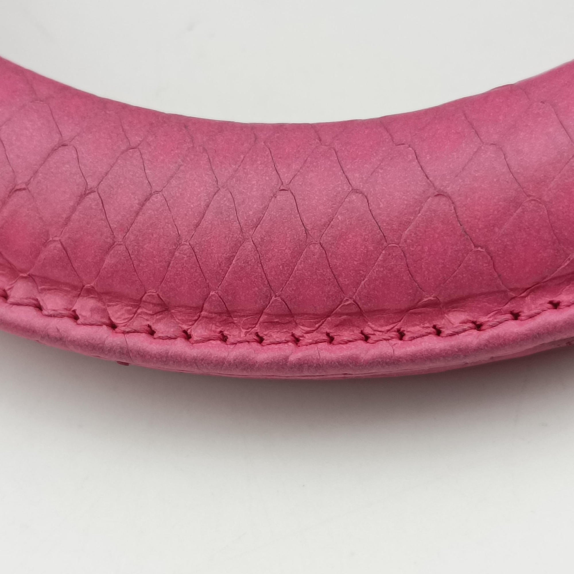 Lady Dior Pink snakeskin 14-BO-0192レディディオール ピンク ヘビ革 14-BO-0192