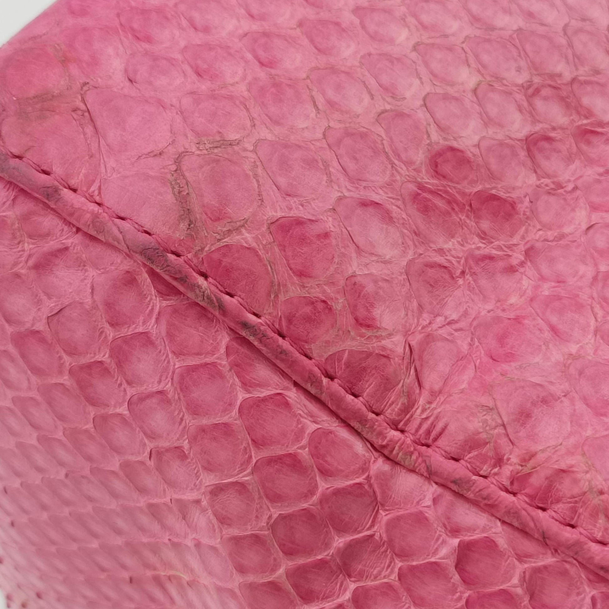 Lady Dior Pink snakeskin 14-BO-0192レディディオール ピンク ヘビ革 14-BO-0192