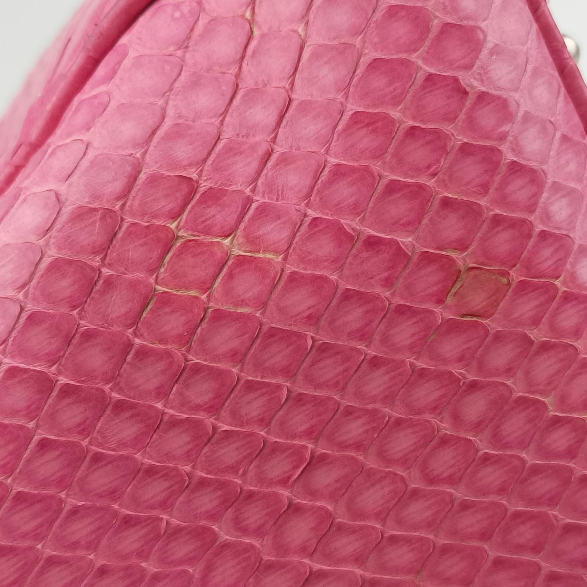 Lady Dior Pink snakeskin 14-BO-0192レディディオール ピンク ヘビ革 14-BO-0192