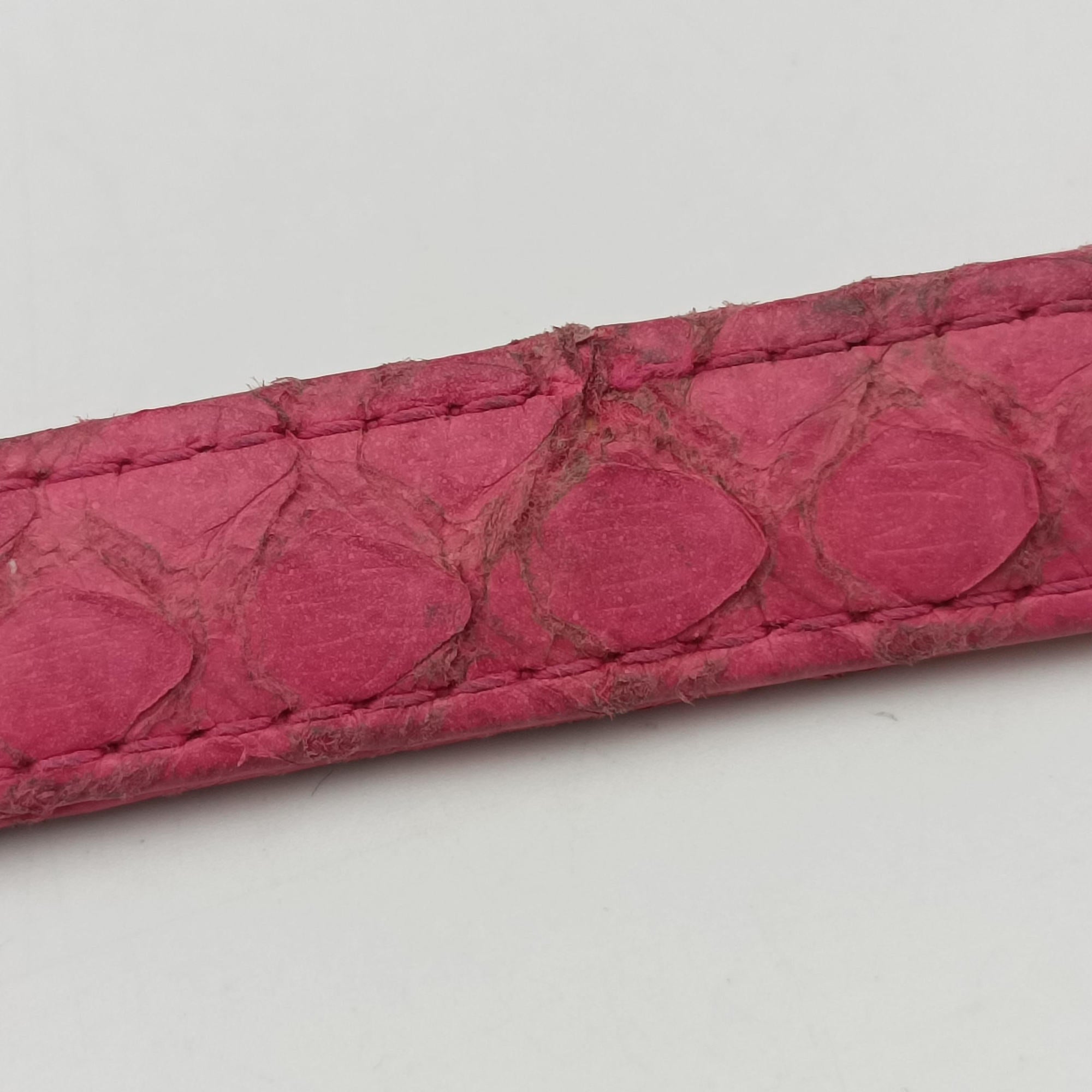 Lady Dior Pink snakeskin 14-BO-0192レディディオール ピンク ヘビ革 14-BO-0192