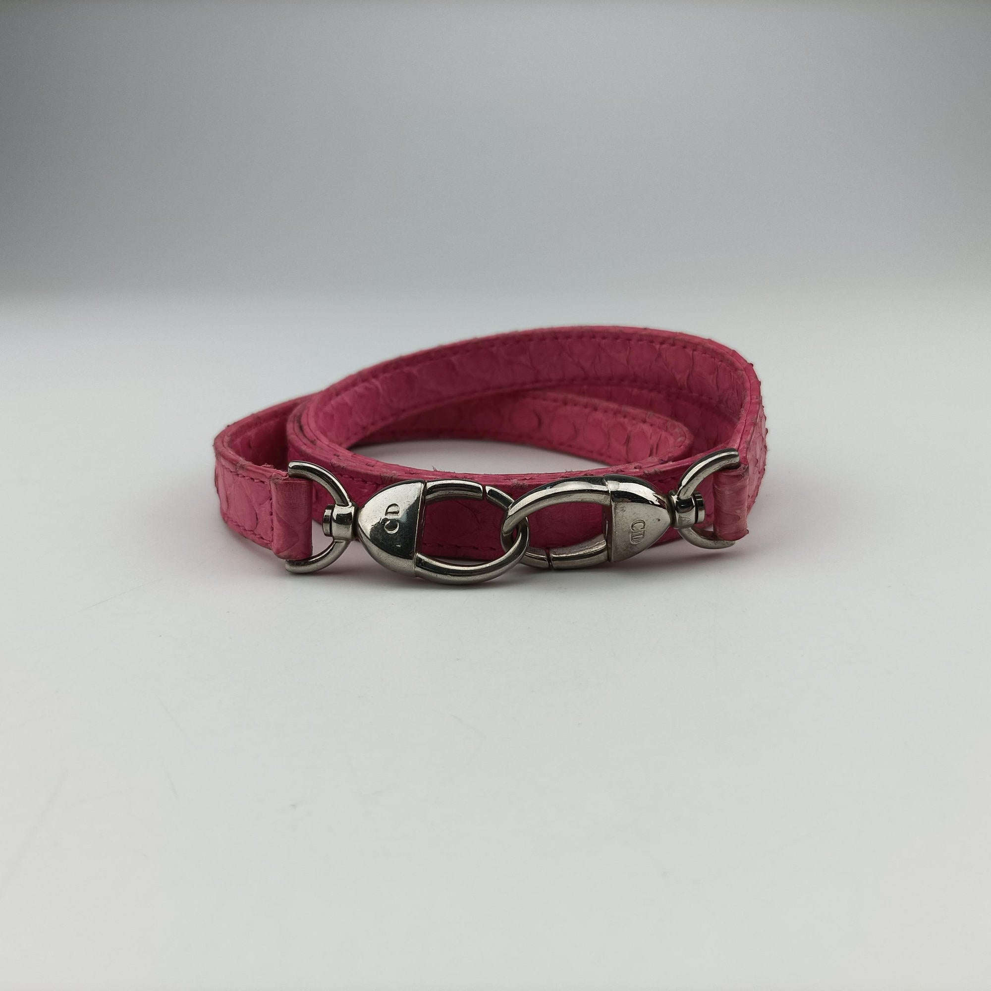 Lady Dior Pink snakeskin 14-BO-0192レディディオール ピンク ヘビ革 14-BO-0192