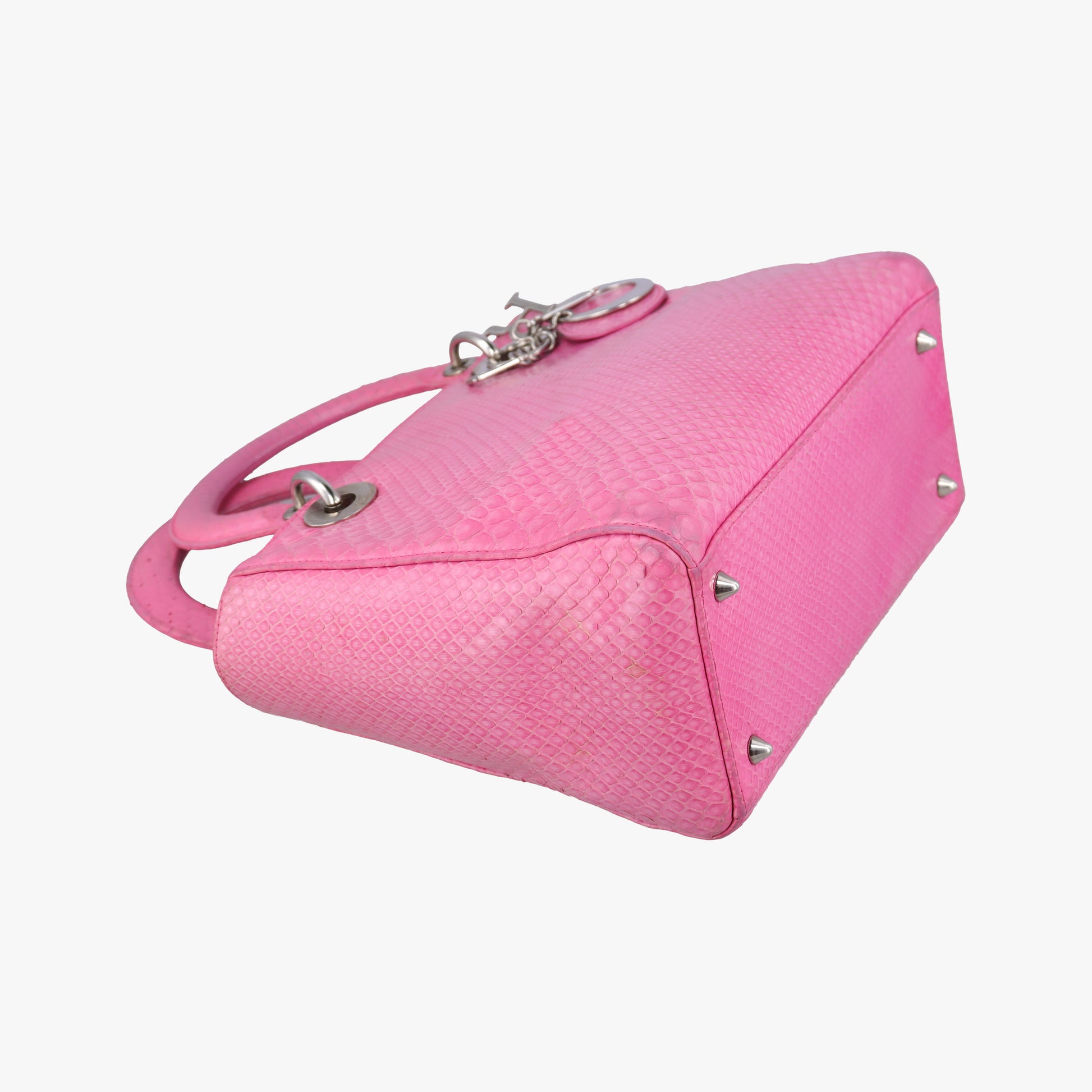 Lady Dior Pink snakeskin 14-BO-0192レディディオール ピンク ヘビ革 14-BO-0192