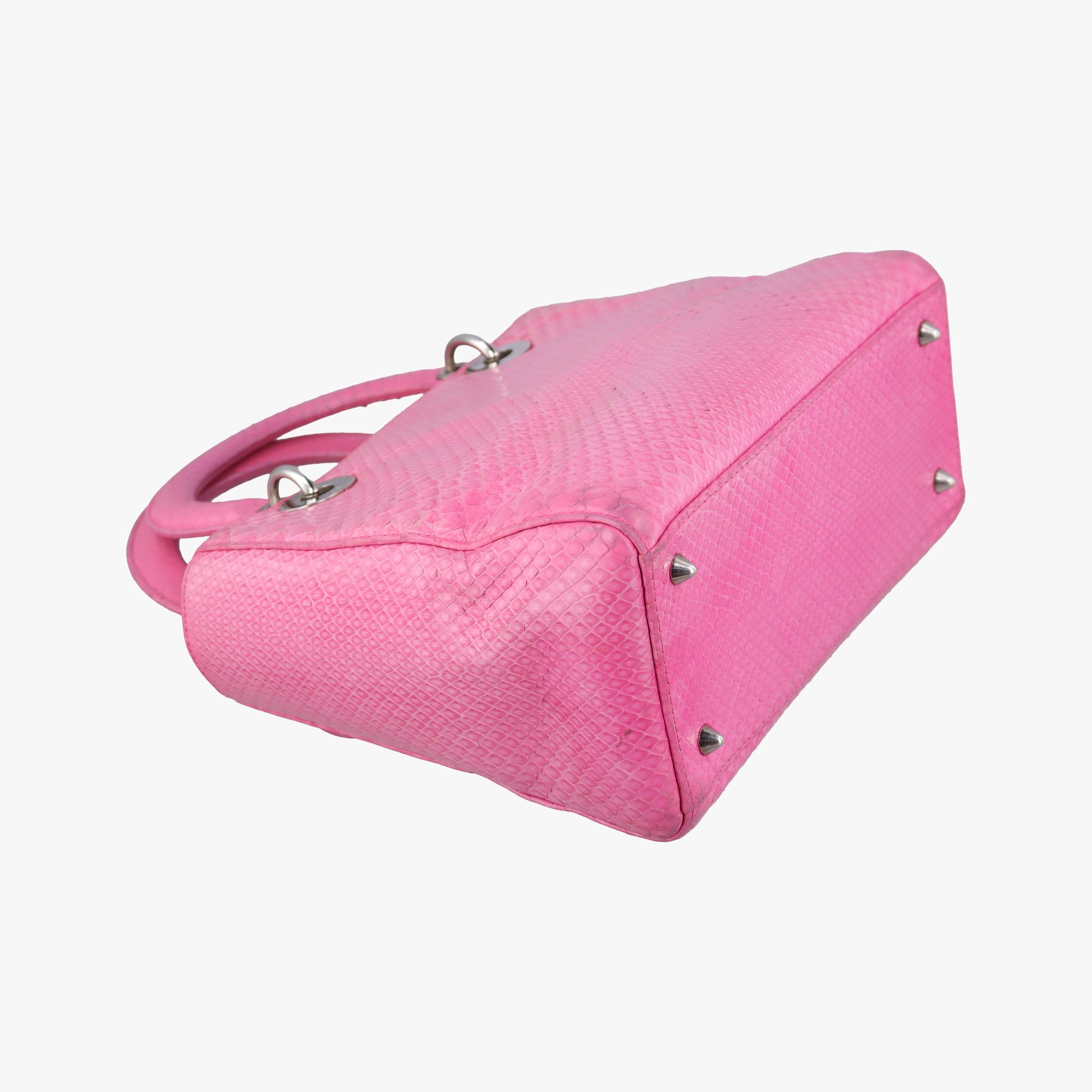 Lady Dior Pink snakeskin 14-BO-0192レディディオール ピンク ヘビ革 14-BO-0192