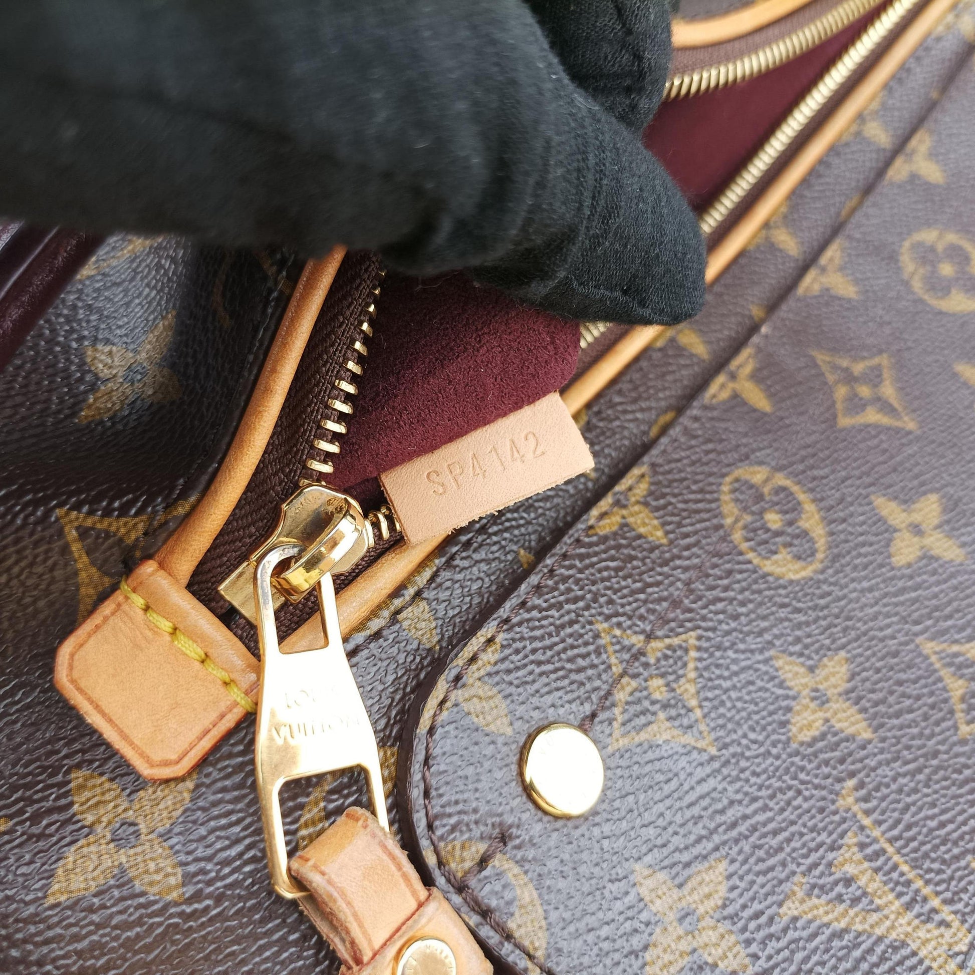 OLYMPE Brown×QUETSCHE Monogram Canvas×calf leather M40926 SP4142オランプ モノグラム×ケッチュ モノグラムキャンバス × カーフレザー M40926 SP4142