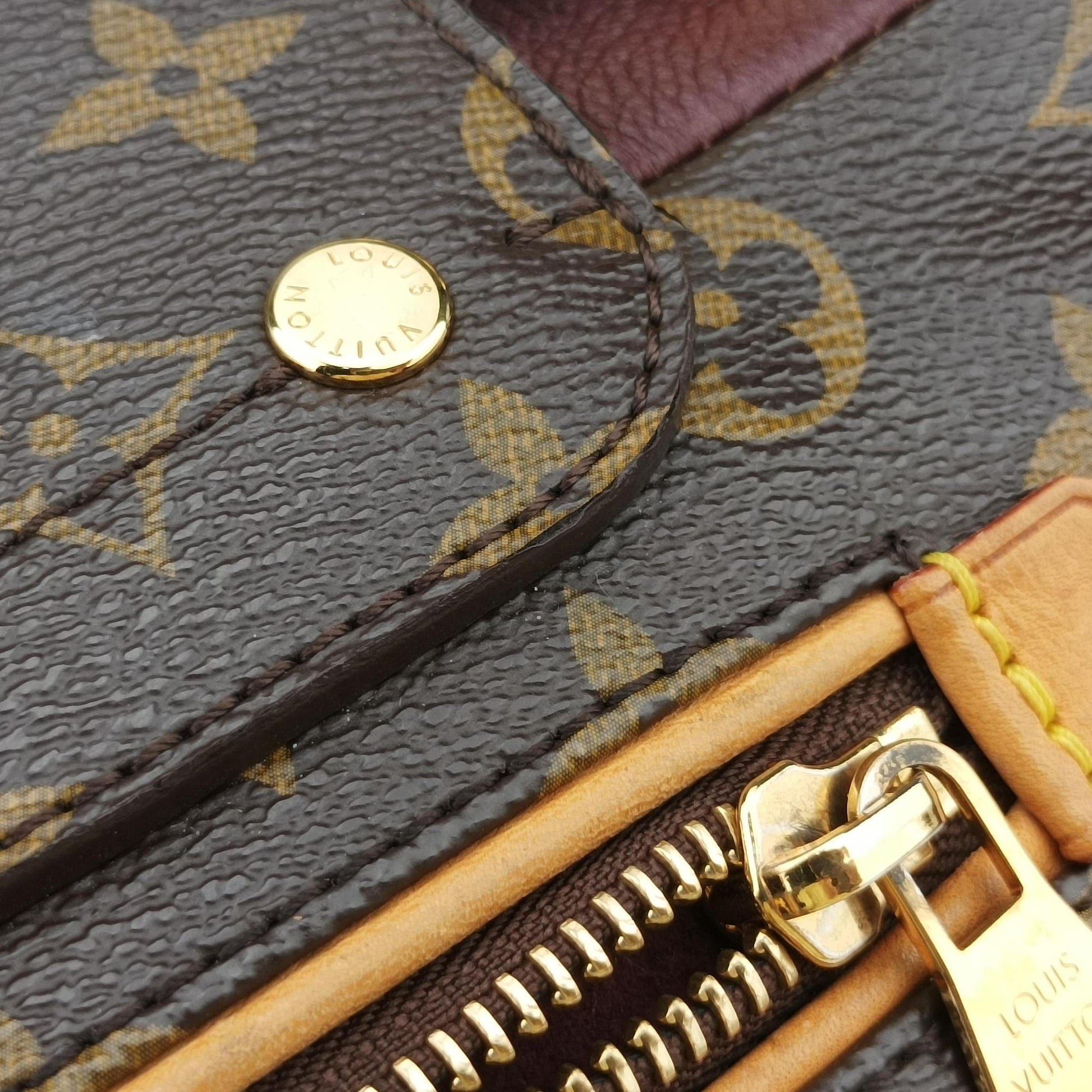 OLYMPE Brown×QUETSCHE Monogram Canvas×calf leather M40926 SP4142オランプ モノグラム×ケッチュ モノグラムキャンバス × カーフレザー M40926 SP4142