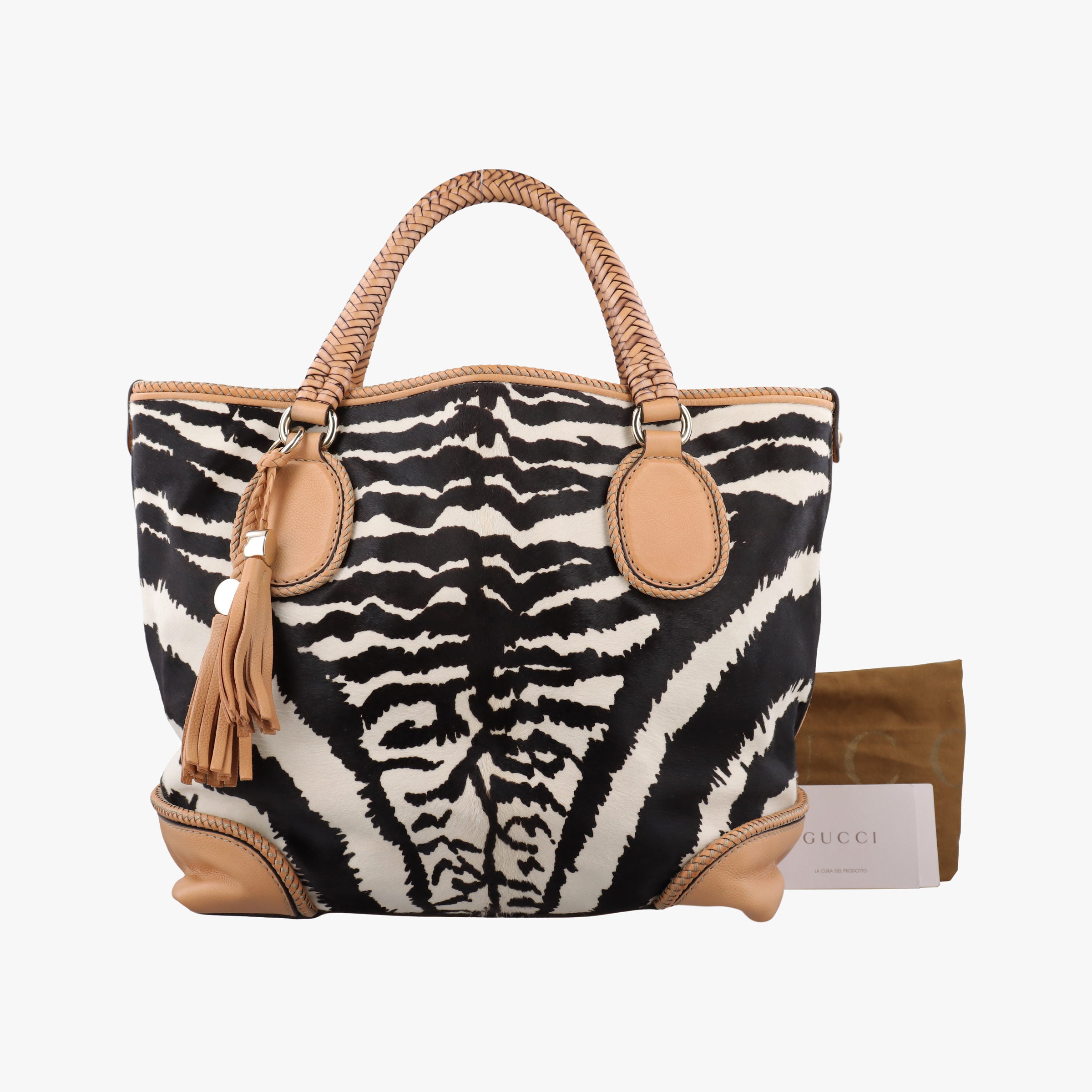 Zebra Printed Marrakech Black×White×Beige ponyhair 257023 C010327055ゼブラプリントマラケシュ ブラック×ホワイト×ベージュ ハラコ 257023 C010327055