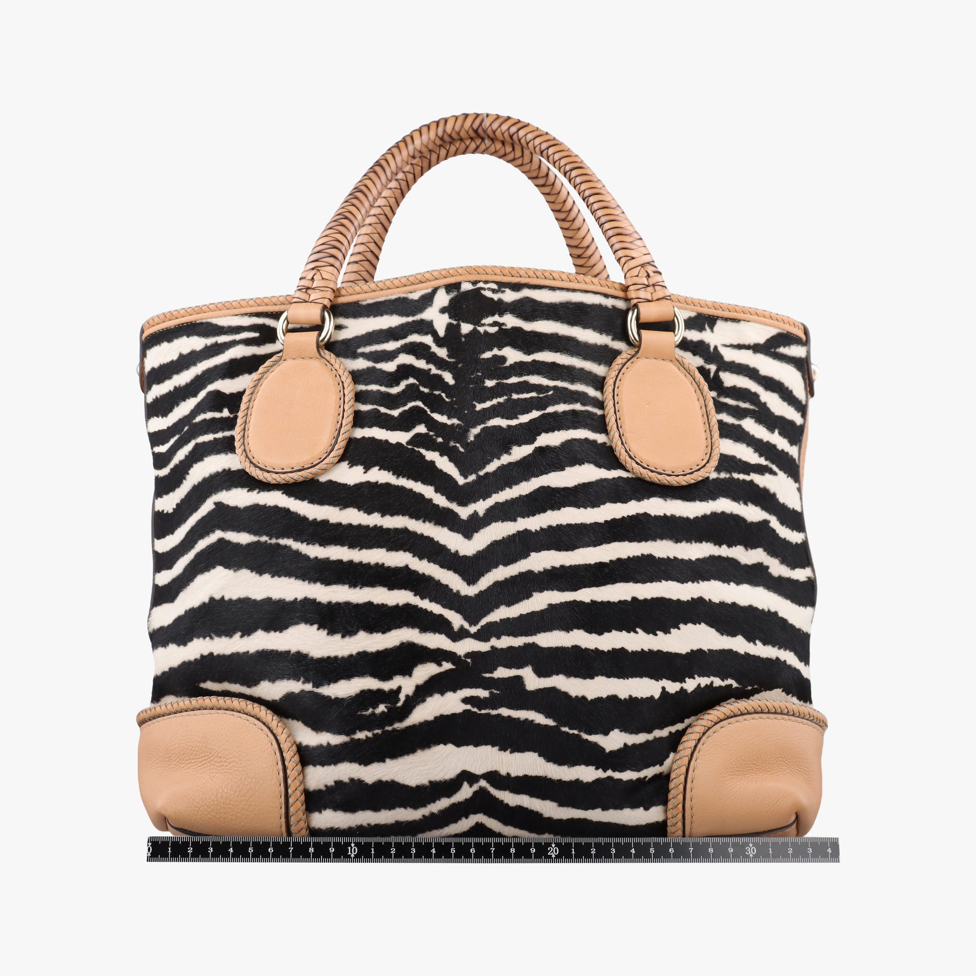 Zebra Printed Marrakech Black×White×Beige ponyhair 257023 C010327055ゼブラプリントマラケシュ ブラック×ホワイト×ベージュ ハラコ 257023 C010327055