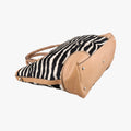 Zebra Printed Marrakech Black×White×Beige ponyhair 257023 C010327055ゼブラプリントマラケシュ ブラック×ホワイト×ベージュ ハラコ 257023 C010327055