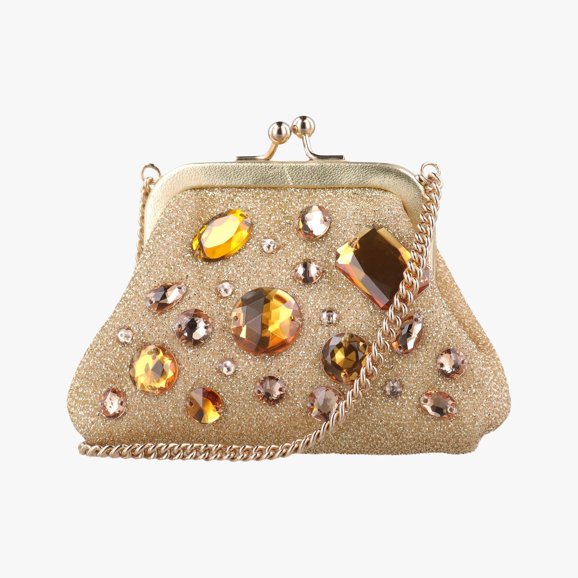 Vanda Golden Glitter fabric ヴァンダ ゴールド グリッター 