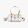 Trotter Romantic Chain Heart White pvc coated canvas 02-BO-0097トロッター ロマンティック チェーン ハート ホワイト pvcコーティングキャンバス 02-BO-0097