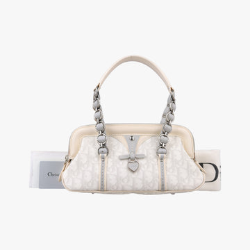 Trotter Romantic Chain Heart White pvc coated canvas 02-BO-0097トロッター ロマンティック チェーン ハート ホワイト pvcコーティングキャンバス 02-BO-0097