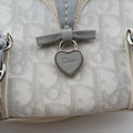 Trotter Romantic Chain Heart White pvc coated canvas 02-BO-0097トロッター ロマンティック チェーン ハート ホワイト pvcコーティングキャンバス 02-BO-0097