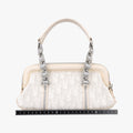 Trotter Romantic Chain Heart White pvc coated canvas 02-BO-0097トロッター ロマンティック チェーン ハート ホワイト pvcコーティングキャンバス 02-BO-0097