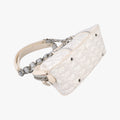 Trotter Romantic Chain Heart White pvc coated canvas 02-BO-0097トロッター ロマンティック チェーン ハート ホワイト pvcコーティングキャンバス 02-BO-0097