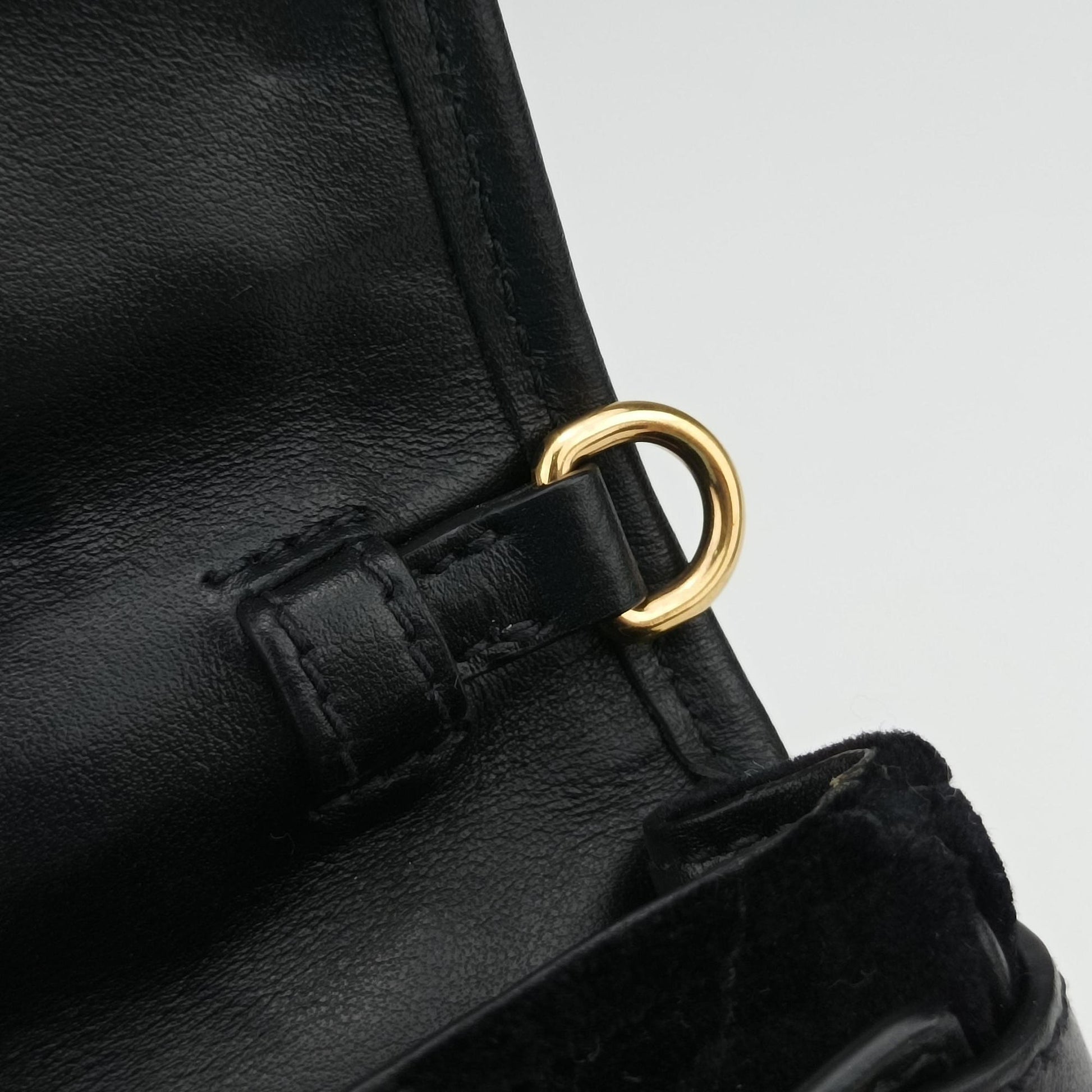 Impuntu Velluto Corsaire Black Velvet×Calf Leather 180/Bインプントゥ ヴェルート コルセア ブラック ベルベット×カーフレザー 180/B