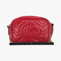 GG Marmont Red Leather 448065 A022764301GGマーモント レッド レザー 448065 A022764301