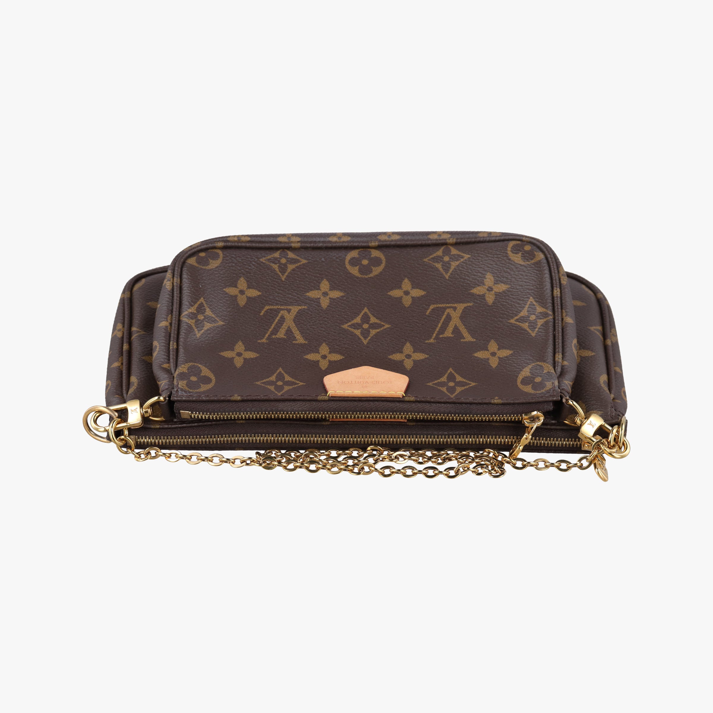MULTI POCHETTE ACCESSOIRES MARRON×khaki Monogram Canvas M44840 DR3260ミュルティポシェットアクセソワール マロン×カーキ モノグラムキャンバス M44840 DR3260