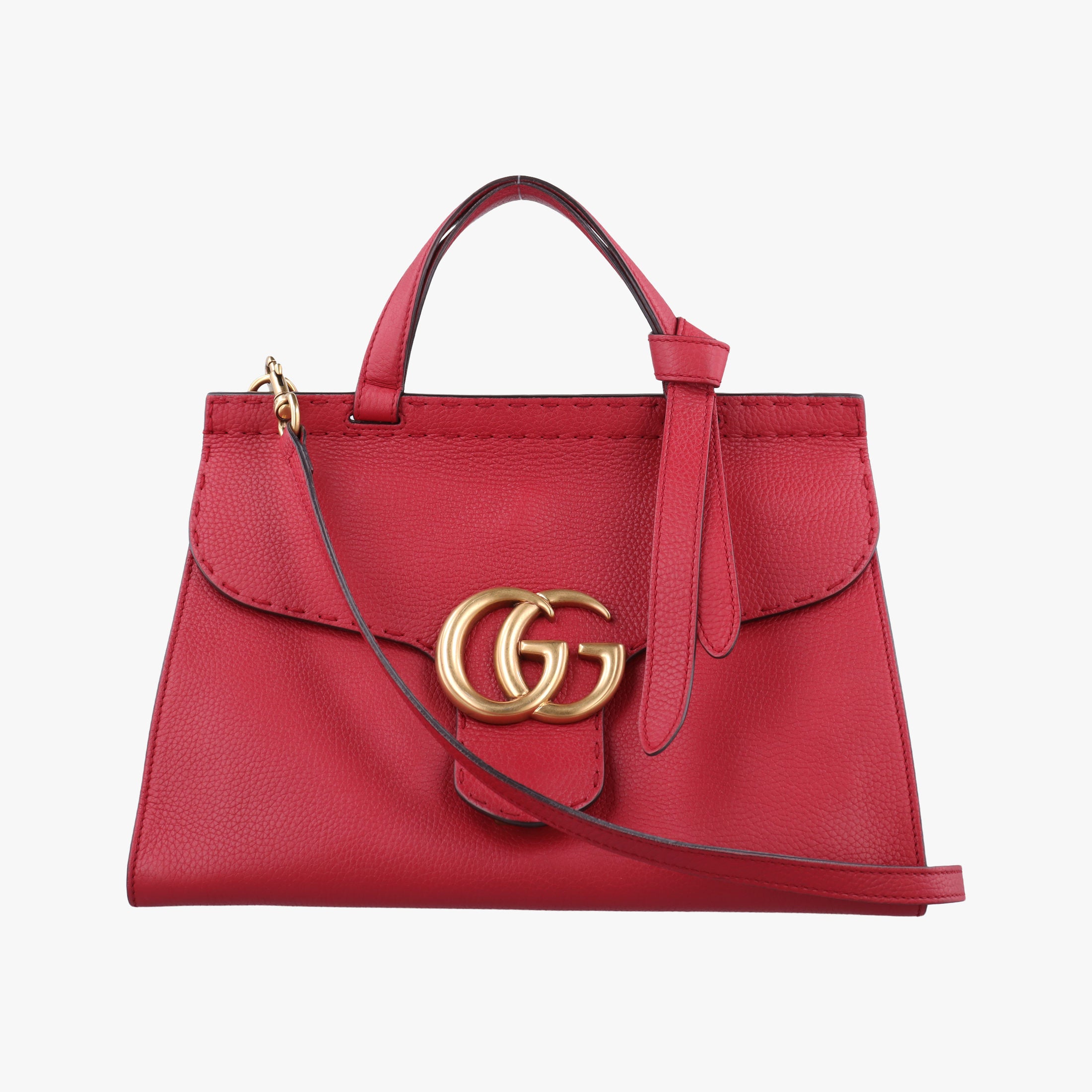 GG Marmont Red Leather 421890 A021692032GGマーモント レッド レザー 421890 A021692032