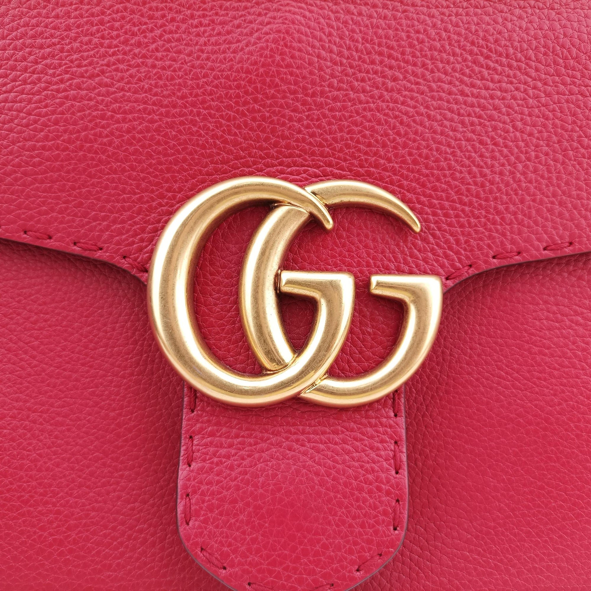 GG Marmont Red Leather 421890 A021692032GGマーモント レッド レザー 421890 A021692032