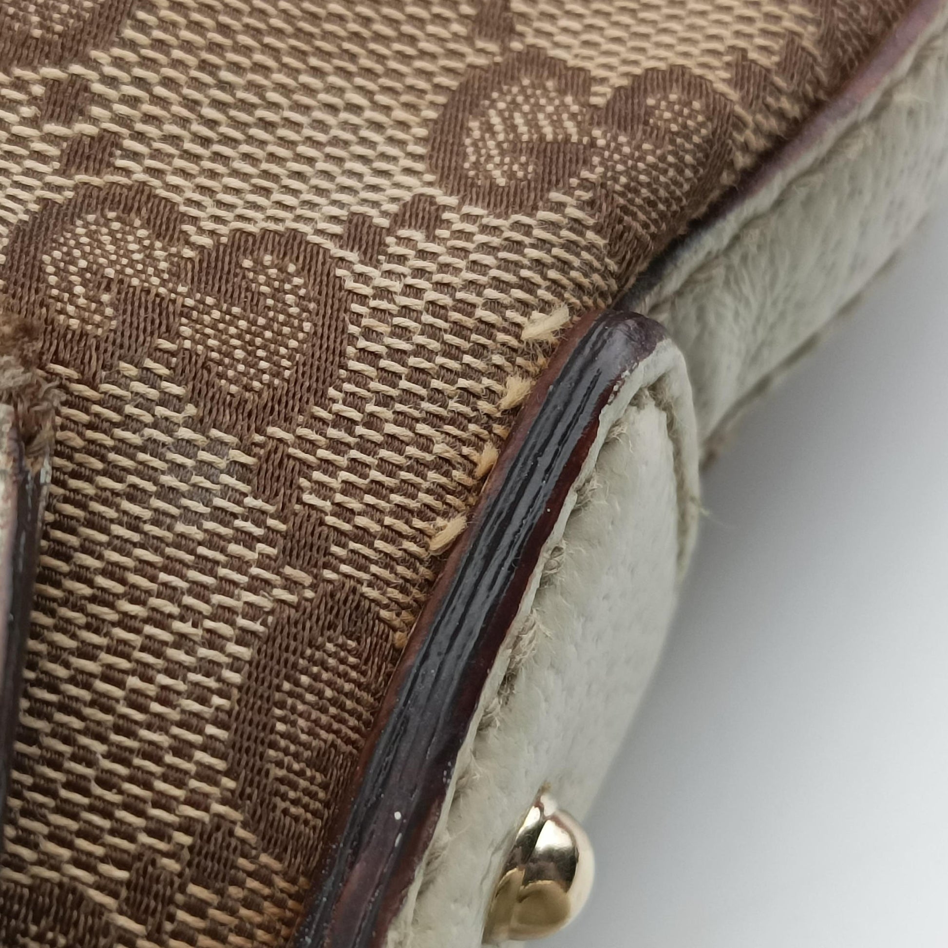 Web Treasure Flap White×Multicolour Leather×Canvas 145999 ウェブ トレジャー フラップ ホワイト レザー×キャンバス 145999 