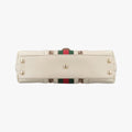 Web Treasure Flap White×Multicolour Leather×Canvas 145999 ウェブ トレジャー フラップ ホワイト レザー×キャンバス 145999 