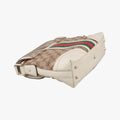 Web Treasure Flap White×Multicolour Leather×Canvas 145999 ウェブ トレジャー フラップ ホワイト レザー×キャンバス 145999 