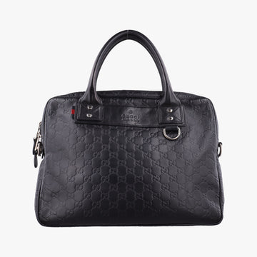 Guccissima Briefcase Business Black Leather 328937 H017539867グッチシマ ブリーフケース ビジネス ブラック レザー 328937 H017539867