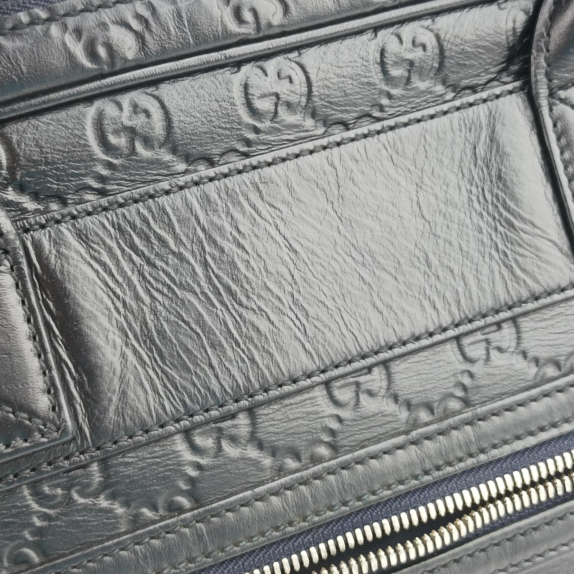Guccissima Briefcase Business Black Leather 328937 H017539867グッチシマ ブリーフケース ビジネス ブラック レザー 328937 H017539867