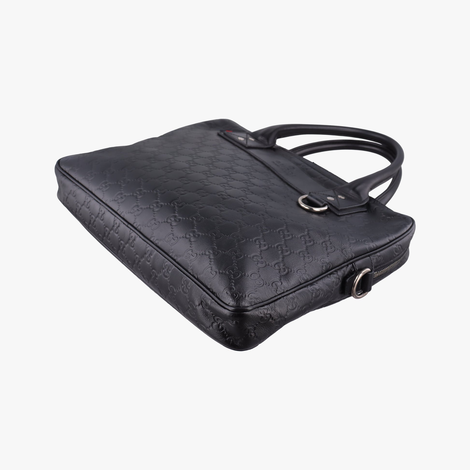 Guccissima Briefcase Business Black Leather 328937 H017539867グッチシマ ブリーフケース ビジネス ブラック レザー 328937 H017539867