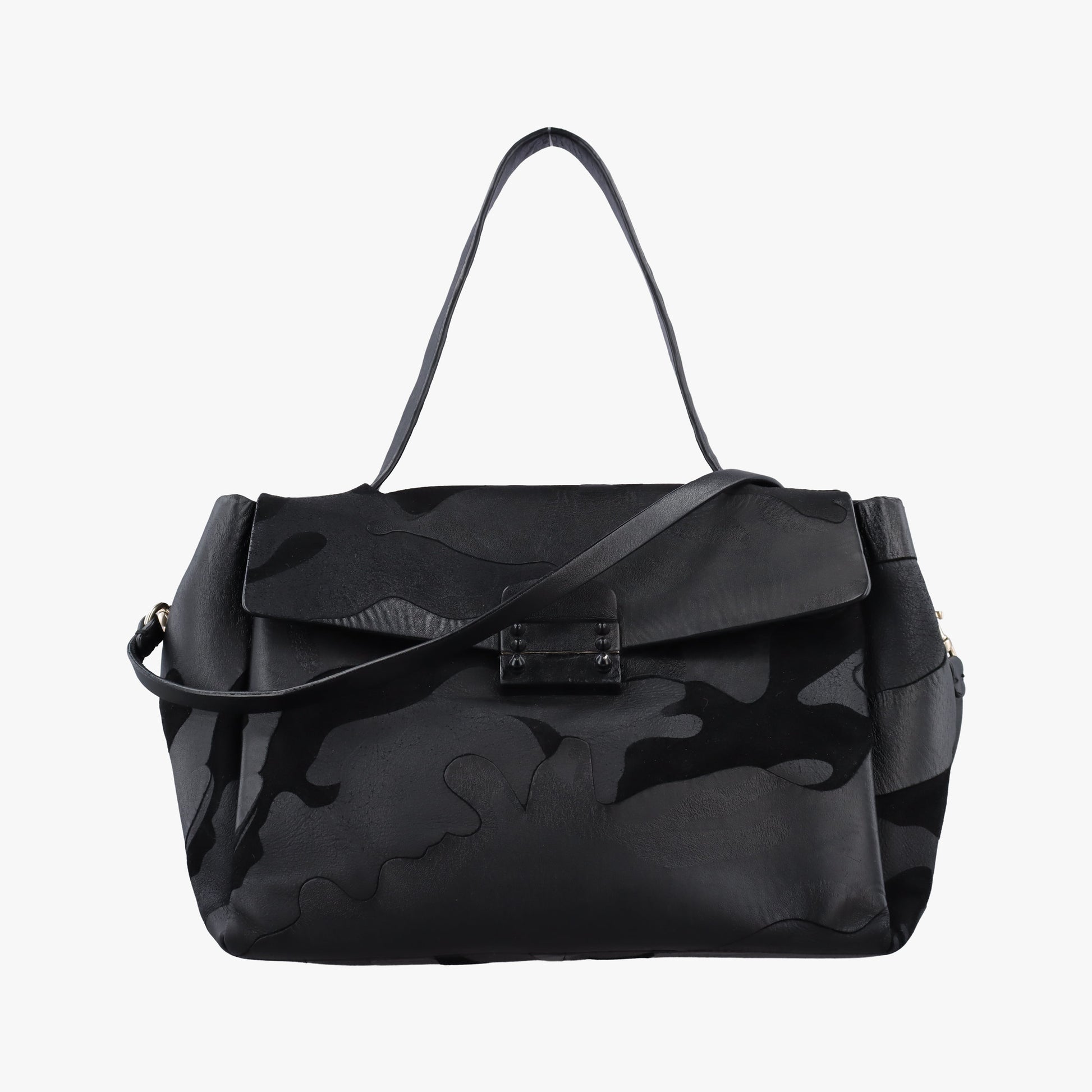 Rockstud Black Canvas×Leather BL-J922NA70ロックスタッズ ブラック キャンバス×レザー BL-J922NA70
