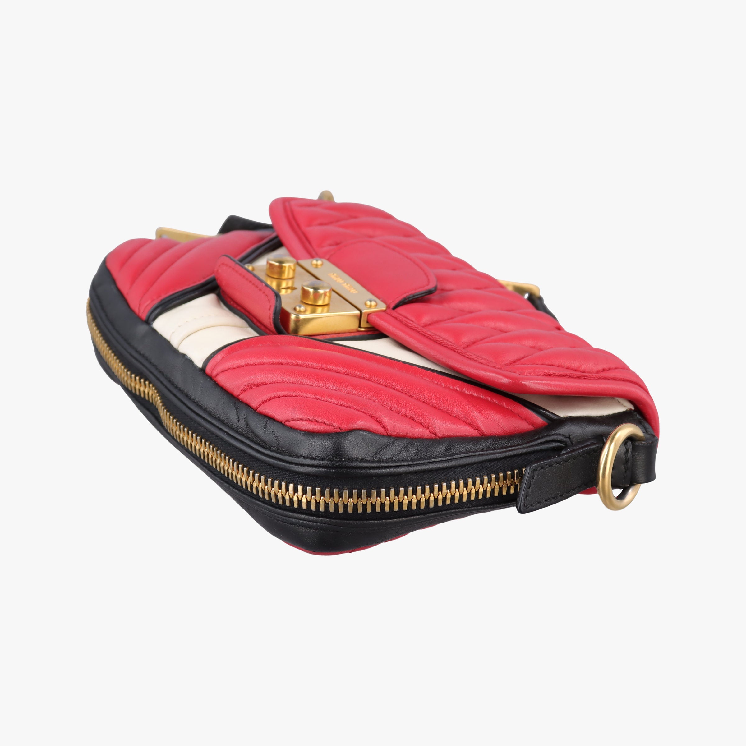 NAPPA BIKER Red × Black Leather 5BD062 194/Aナッパ バイカー レッド × ブラック レザー 5BD062 194/A