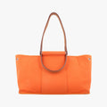 Cabag Elan Orange Toile Officier × Leather AR▢Qカバ シエ オレンジ トワルオフィシエ×レザー AR▢Q