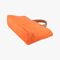 Cabag Elan Orange Toile Officier × Leather AR▢Qカバ シエ オレンジ トワルオフィシエ×レザー AR▢Q