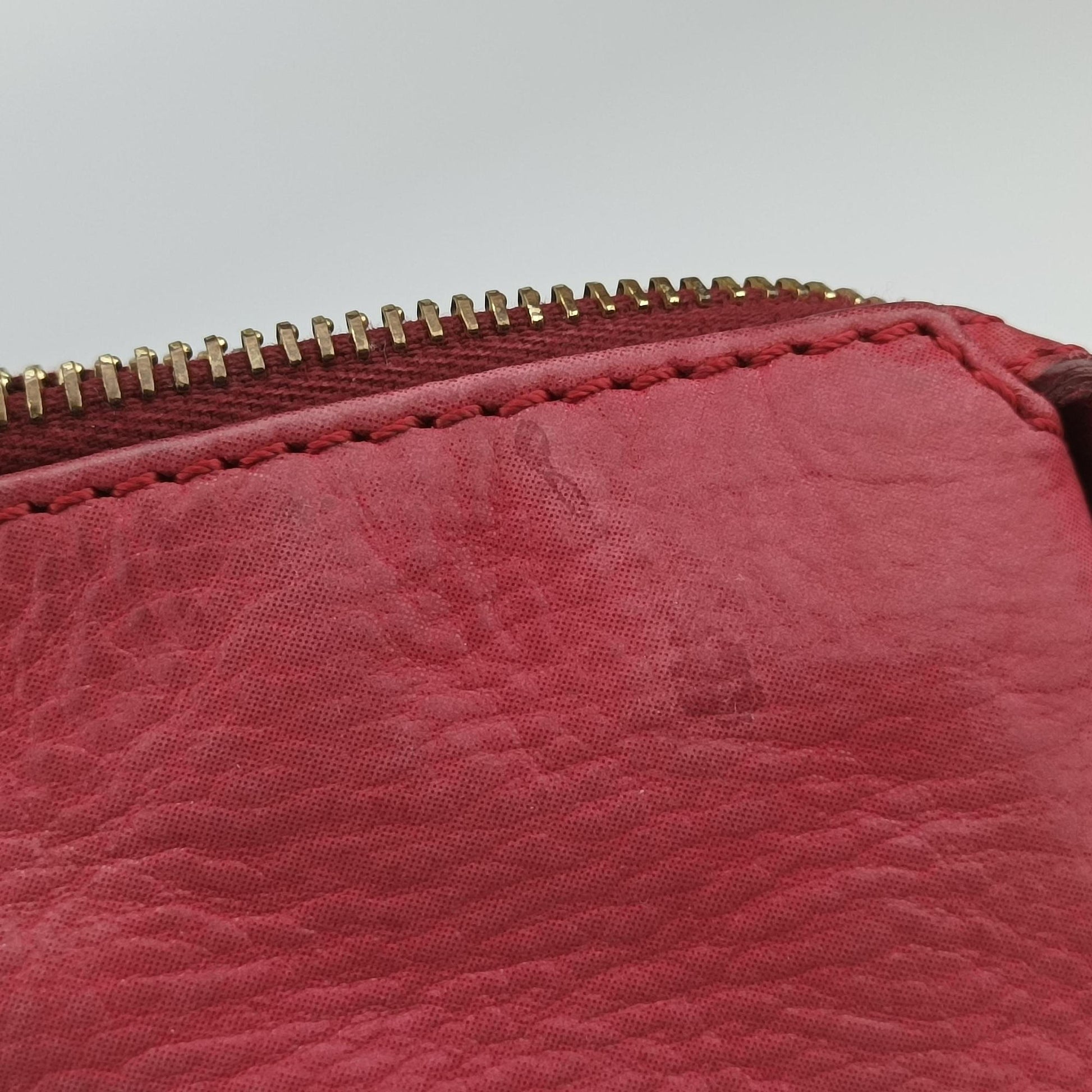Lampo FF Logo Red Leather 8BR636 8BR636-DRD 119-2516ランポ レッド レザー 8BR636 8BR636-DRD 119-2516