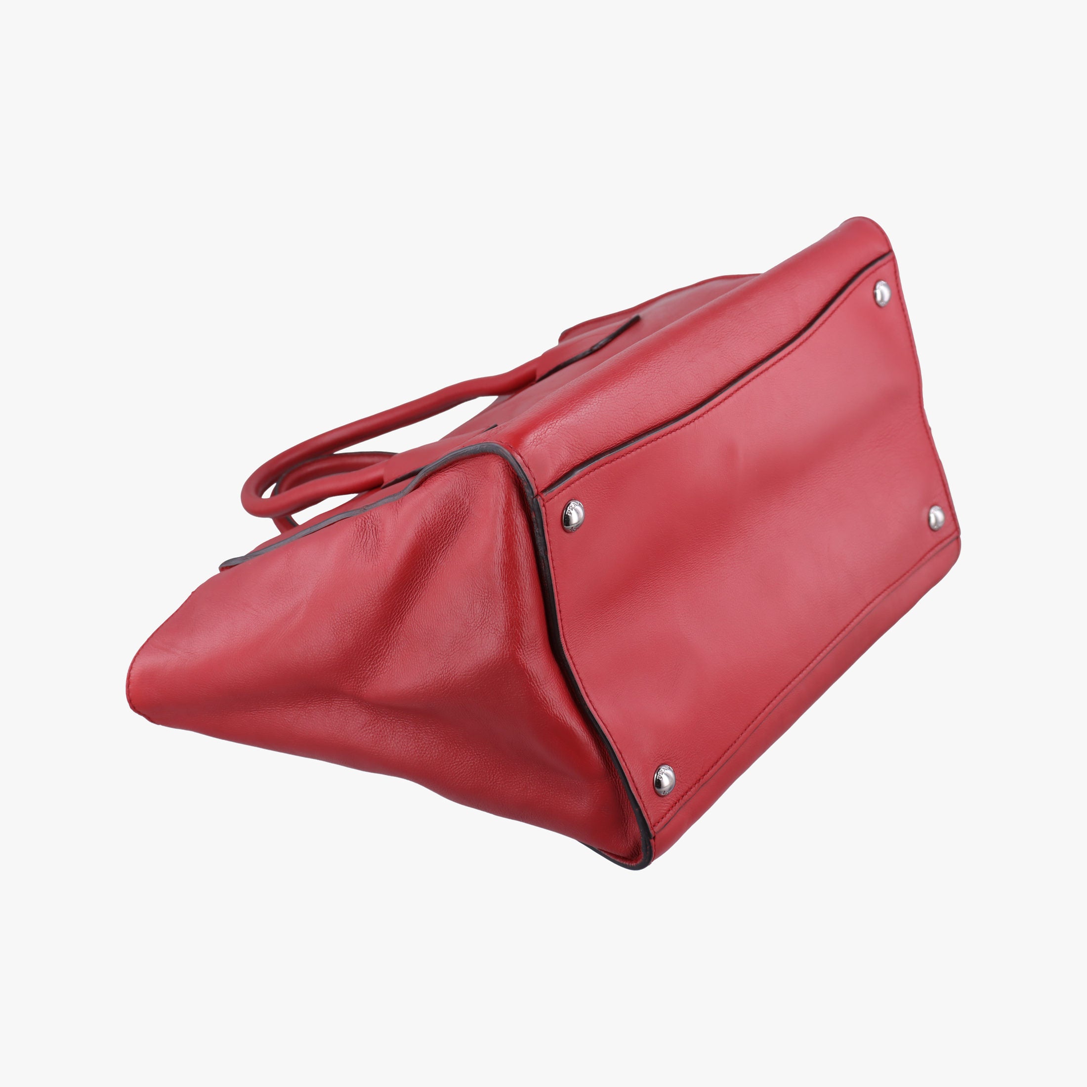 Twin Pocket Winged Tote Red Leather BN2619 117ツイン ポケット ウィング トート レッド レザー BN2619 117