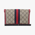 Queen Margaret Beige×Red×Navy PVC coated canvas×leather 476079 クィーンマーガレット ベージュ×レッド×ネイビー PVCコーティングキャンバス×レザー 476079 