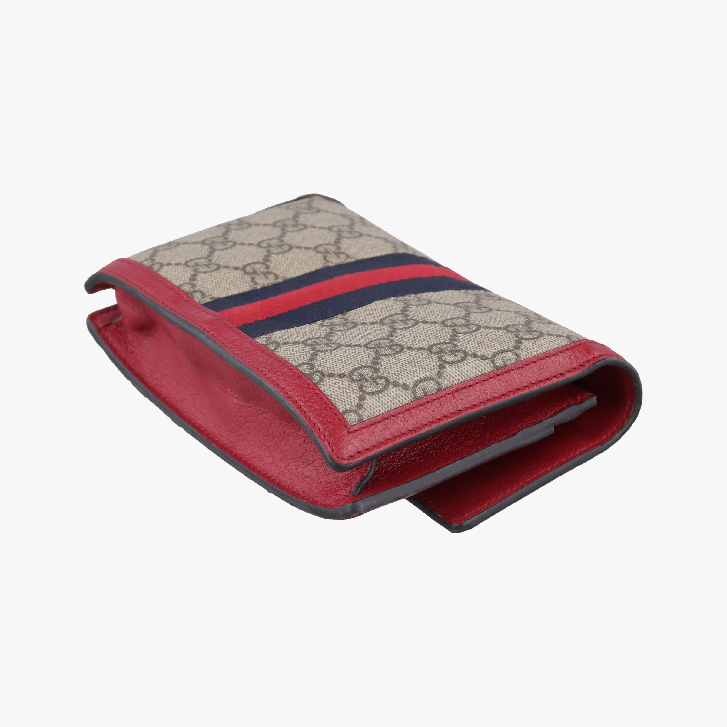 Queen Margaret Beige×Red×Navy PVC coated canvas×leather 476079 クィーンマーガレット ベージュ×レッド×ネイビー PVCコーティングキャンバス×レザー 476079 