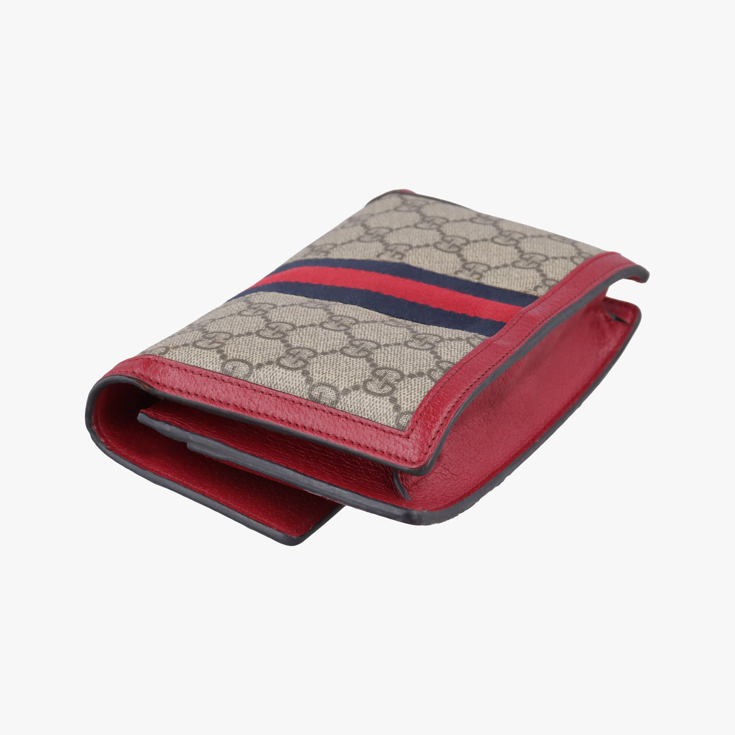 Queen Margaret Beige×Red×Navy PVC coated canvas×leather 476079 クィーンマーガレット ベージュ×レッド×ネイビー PVCコーティングキャンバス×レザー 476079 