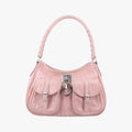 Lovely Trotter Pink Cotton Canvas × Leather 08-BO-1026ラブリー トロッター ピンク コットンキャンバス ×レザー 08-BO-1026