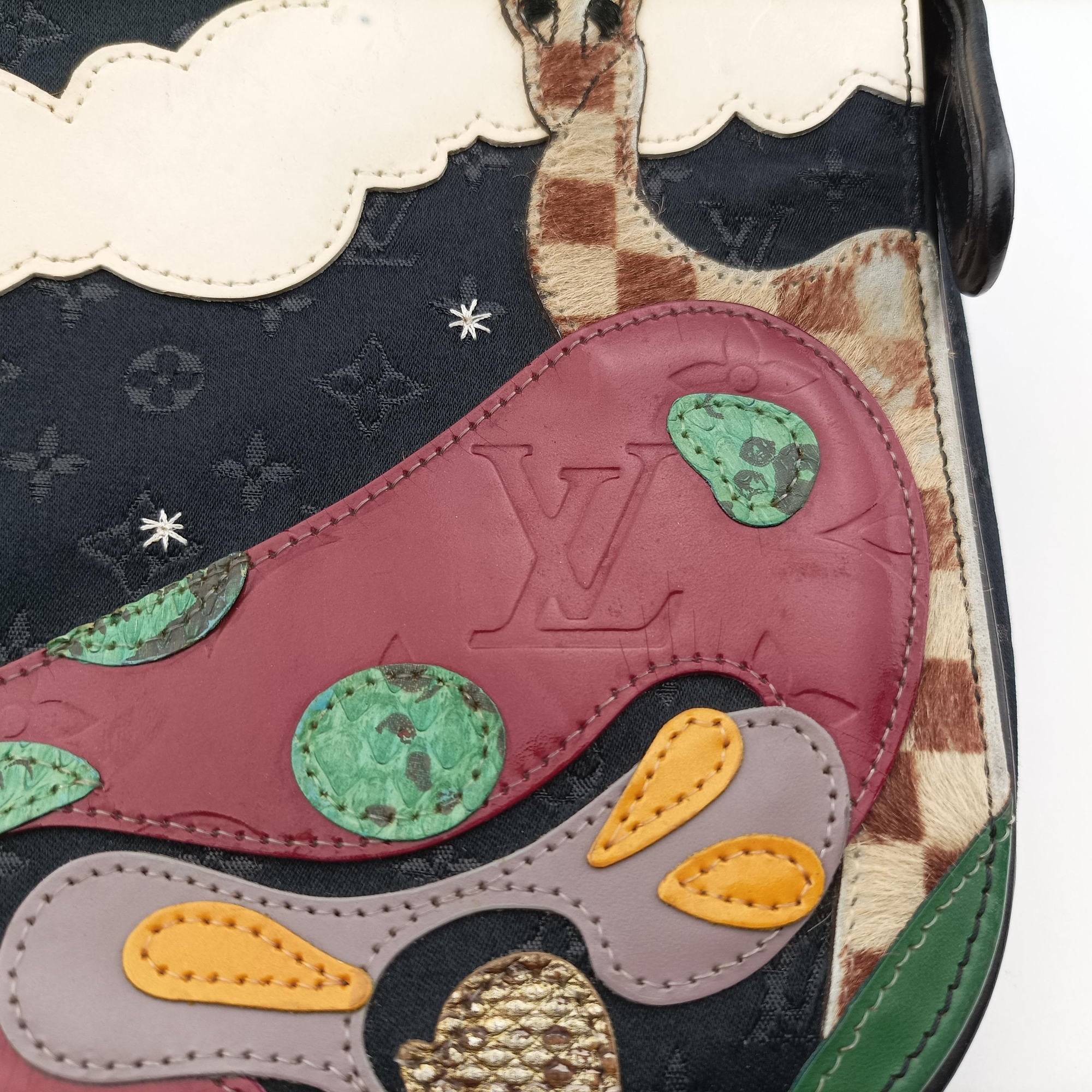 musette Black x multicolor Monogram Satin M92273 SR0032ミュゼット ブラックxマルチカラー モノグラム サテン M92273 SR0032