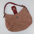 Zucchino Beige x Red canvas xLeather 8BR036 2354/8BR036/LPN/049ズッキーノ柄 ベージュ×レッド キャンバス x レザー 8BR036 2354/8BR036/LPN/049