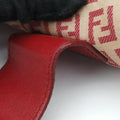 Zucchino Beige x Red canvas xLeather 8BR036 2354/8BR036/LPN/049ズッキーノ柄 ベージュ×レッド キャンバス x レザー 8BR036 2354/8BR036/LPN/049
