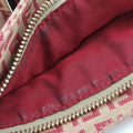 Zucchino Beige x Red canvas xLeather 8BR036 2354/8BR036/LPN/049ズッキーノ柄 ベージュ×レッド キャンバス x レザー 8BR036 2354/8BR036/LPN/049