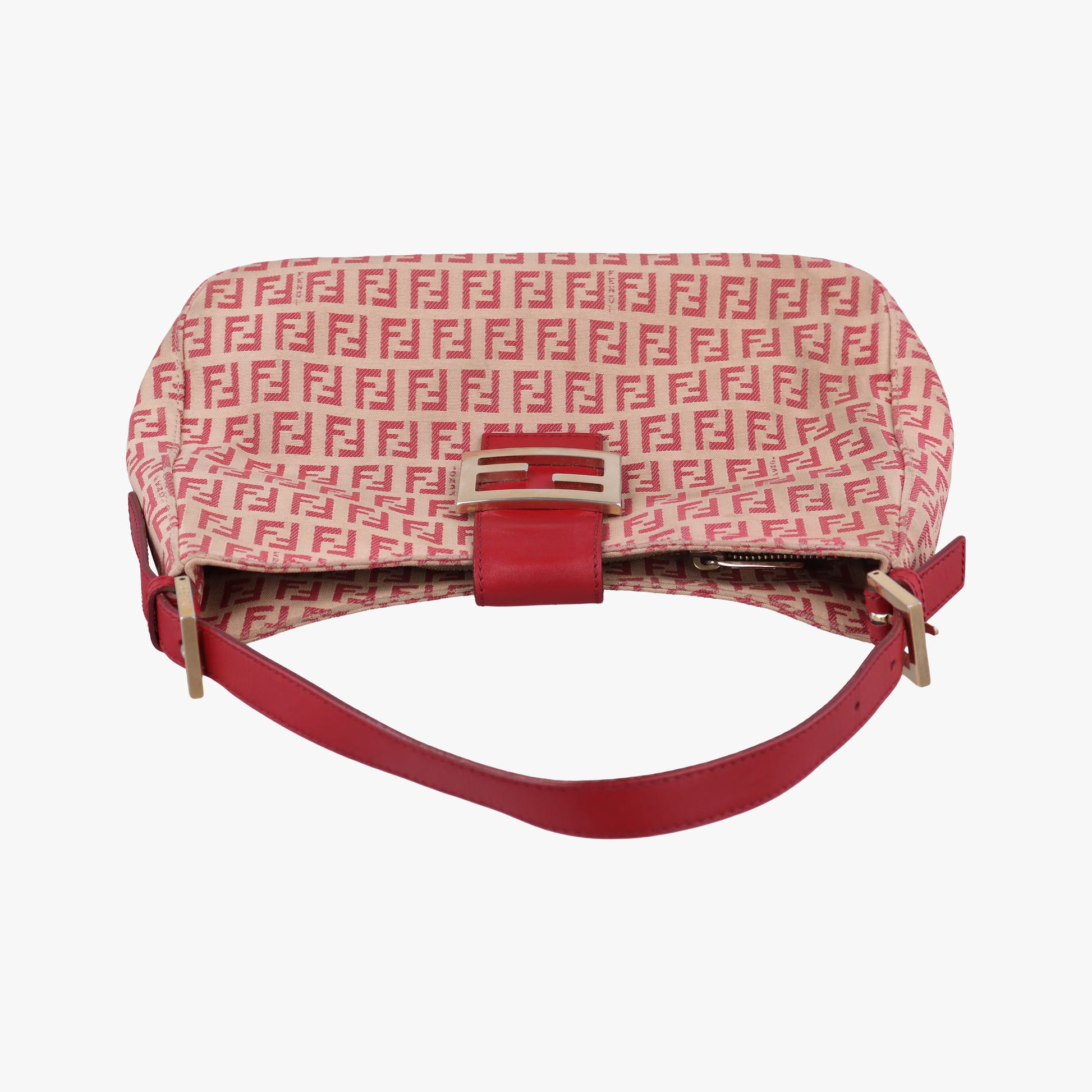 Zucchino Beige x Red canvas xLeather 8BR036 2354/8BR036/LPN/049ズッキーノ柄 ベージュ×レッド キャンバス x レザー 8BR036 2354/8BR036/LPN/049