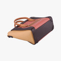 luggage nano shopper Pink beige×brown×black Leather F-CU-1185ラゲージナノショッパー ピンクベージュ×ブラウン×ブラック レザー F-CU-1185