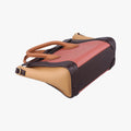 luggage nano shopper Pink beige×brown×black Leather F-CU-1185ラゲージナノショッパー ピンクベージュ×ブラウン×ブラック レザー F-CU-1185