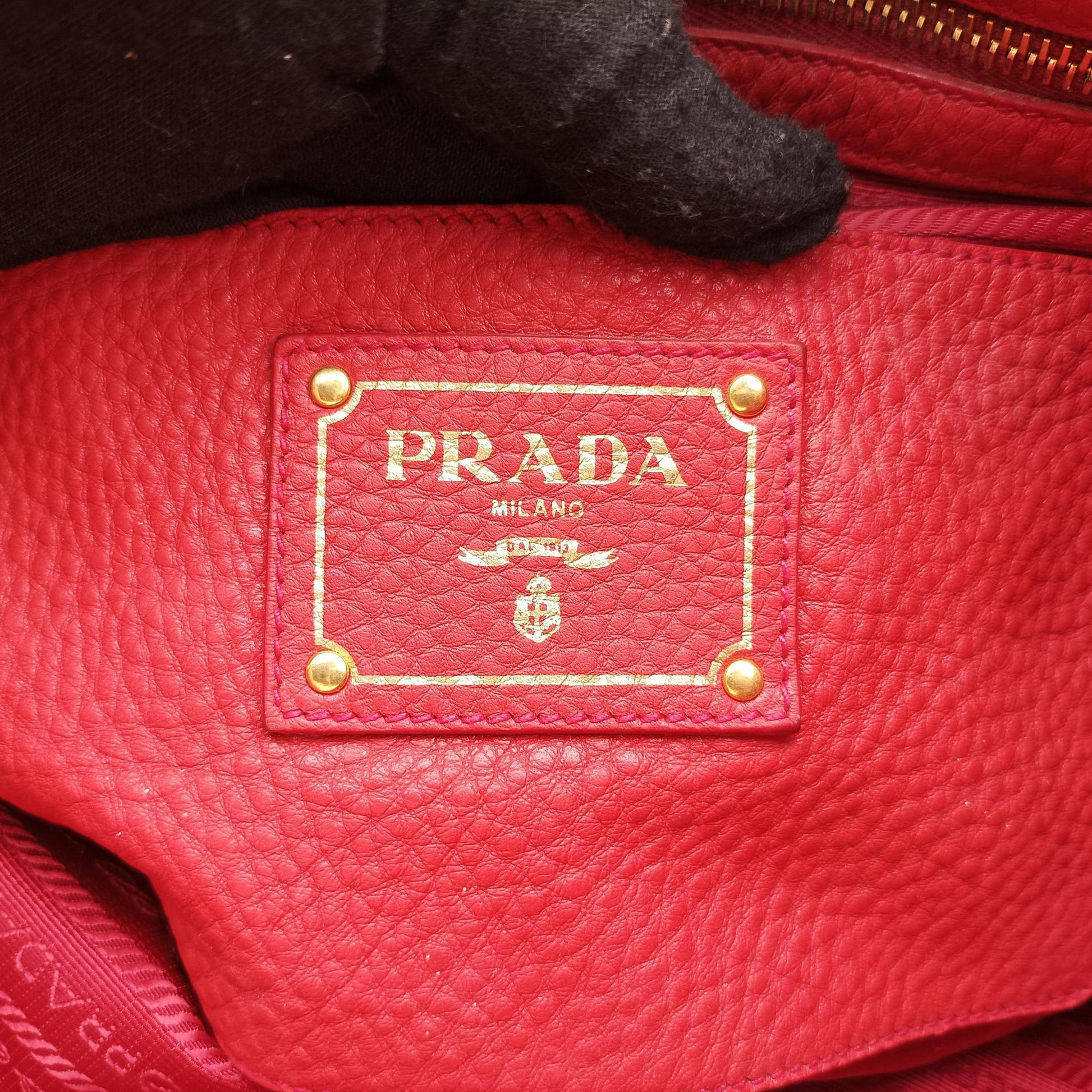 Vitello Phoenix Red Leather BN1713 158/Bヴィテロ フェニックス レッド レザー BN1713 158/B